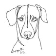 PERSONALISED LINE DRAWING PET T-SHIRT